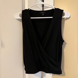 Ruched Jcrew wrap vintage top